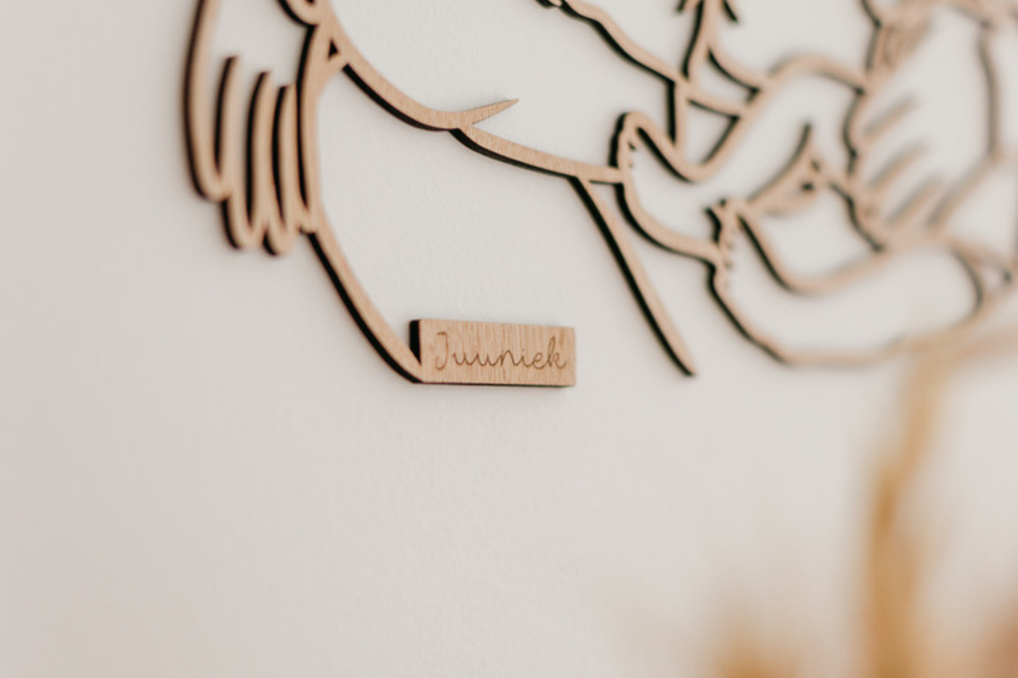 Portrait linéaire en bois · Moyen