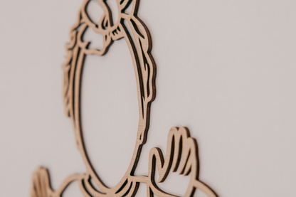 Portrait linéaire en bois · Moyen