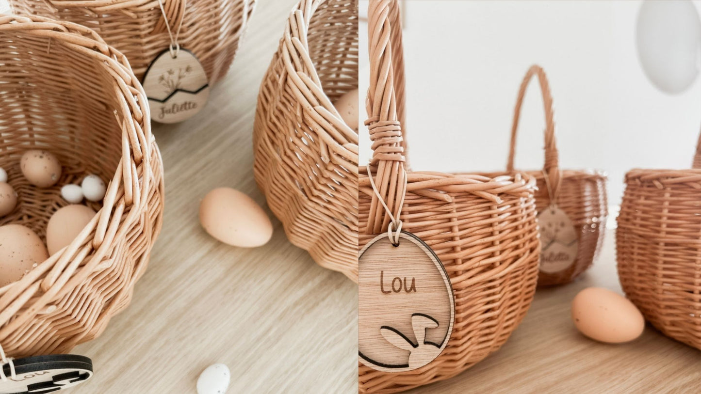 Seasonal edition · losse gepersonaliseerde houten paashanger (mix & match)